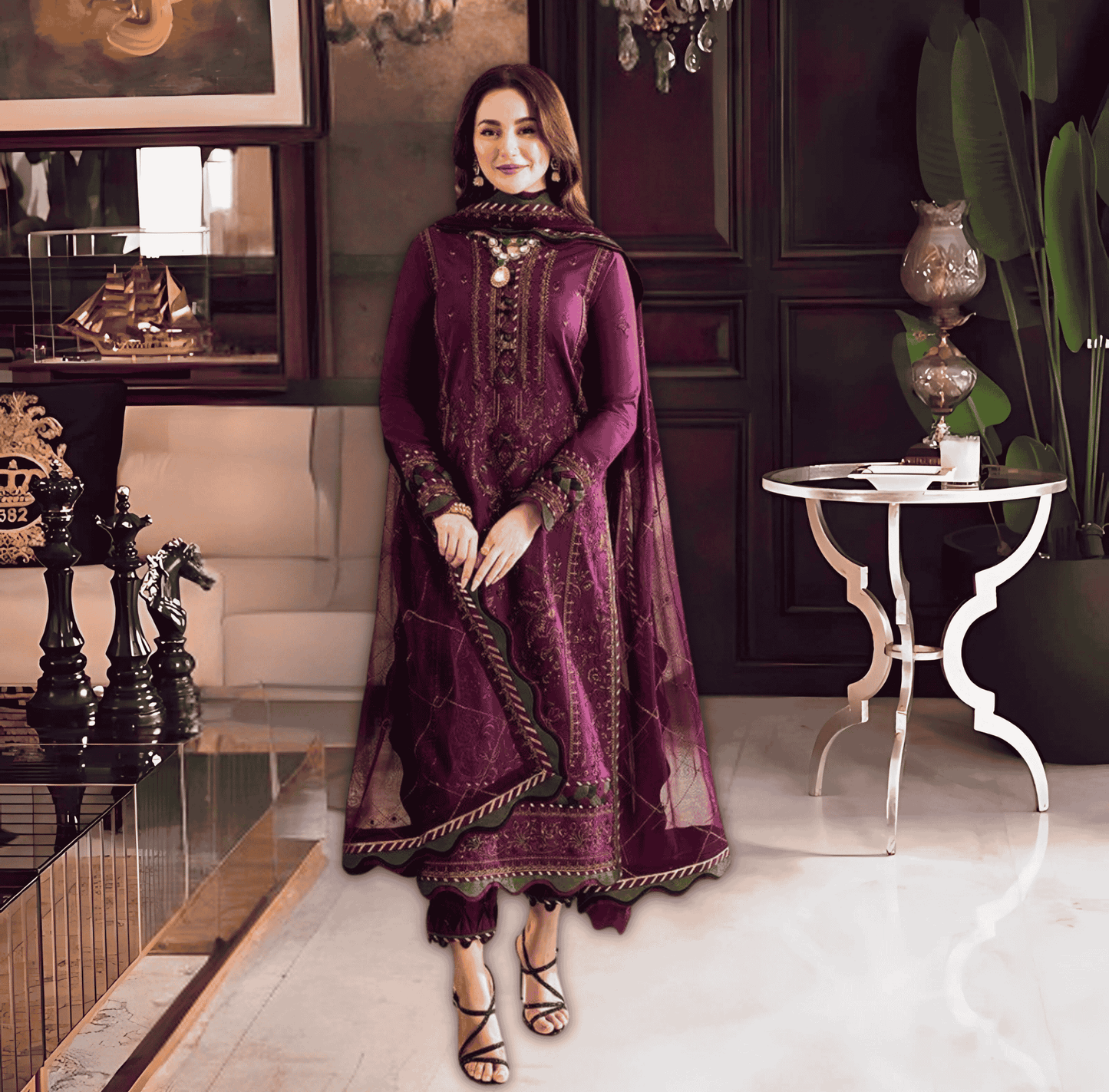 Cozy 3-Piece Summer Casual Collection – Elegant Unstitched Lawn Suit