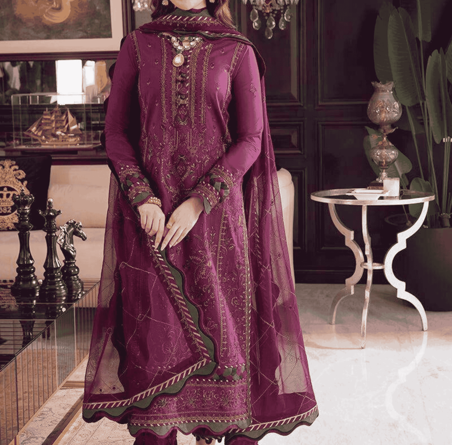 Cozy 3-Piece Summer Casual Collection – Elegant Unstitched Lawn Suit