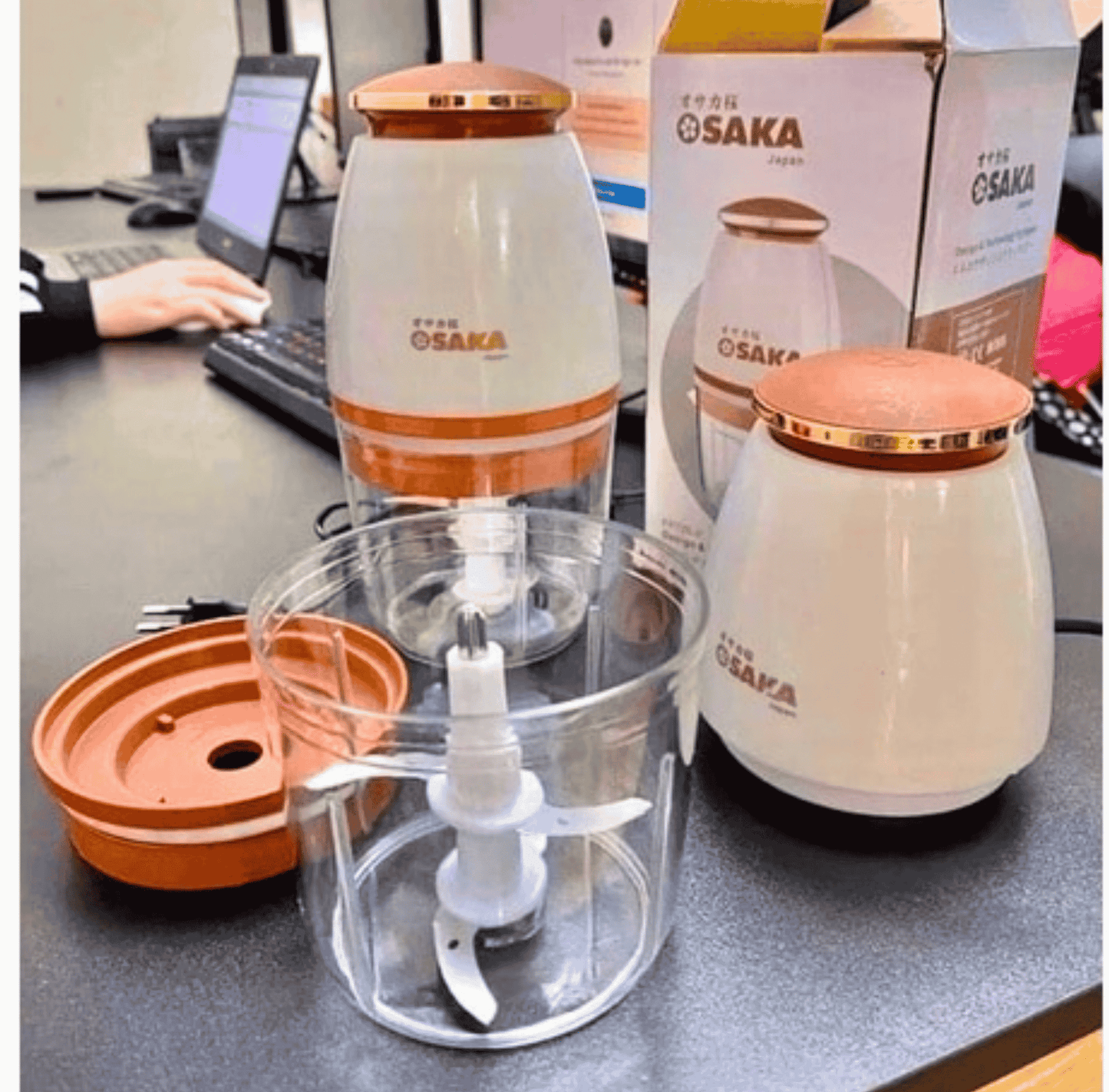 4-in-1 Multifunctional Electric Food Processor – Grinder, Chopper, Blender, Baby Food Maker