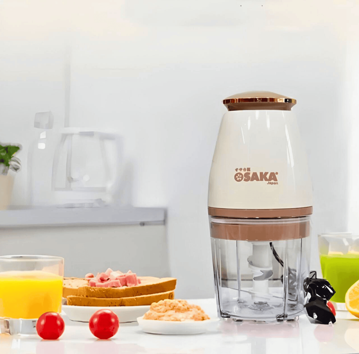4-in-1 Multifunctional Electric Food Processor – Grinder, Chopper, Blender, Baby Food Maker