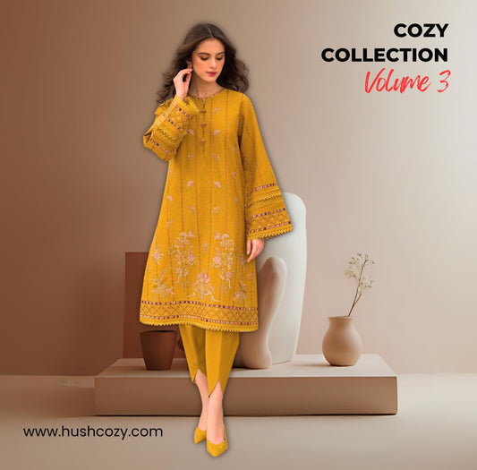 Cozy 3pc Summer Casual Collection – Premium Lawn Air Jet Fabric