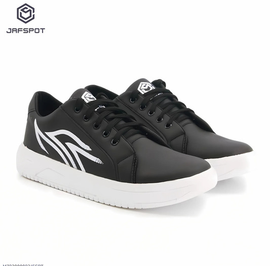 Jaf Spot Casual Sneakers-JF035, Black