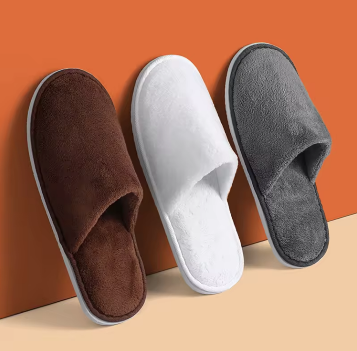 Soft Cotton Slippers for Men & Women – Random Color Surprise!