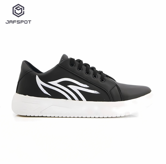 Jaf Spot Casual Sneakers-JF035, Black
