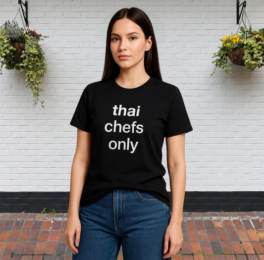 Thai Chefs Only – Unisex Black Graphic Tee