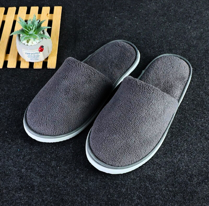 Soft Cotton Slippers for Men & Women – Random Color Surprise!