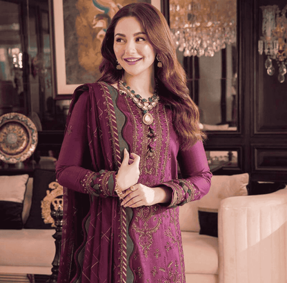 Cozy 3-Piece Summer Casual Collection – Elegant Unstitched Lawn Suit