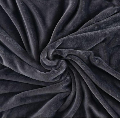 Fleece Plain Double Bed Blanket – Stylish & Cozy