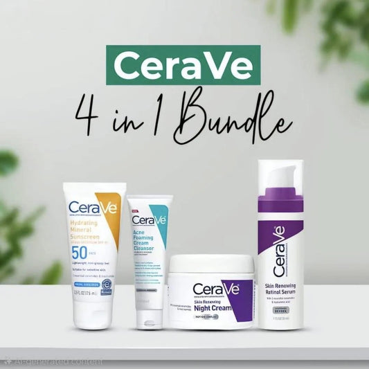 Complete Skin Care Kit – Cleanse, Treat, Hydrate & Protect Your Skin Daily