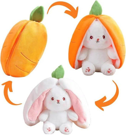 Strawberry Rabbit Plush Soft Doll – Hug Pillow for Babies & Kids
