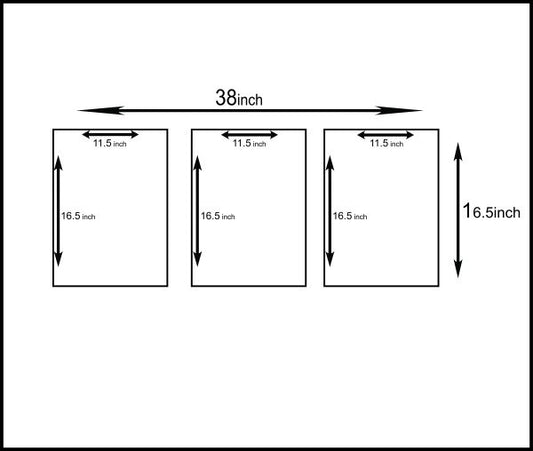 Set of 3 Islamic Wall Art – MDF Wood Decor for Home & Gifting