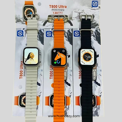 T800 Ultra Smart Watch – Bluetooth Call, Ocean Strap & Power That Lasts